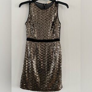 Gold Sequin Dress